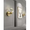 Стеклянный настенный светильник бра Diamante Gold mini прозрачный Sofitroom Стеклянный настенный светильник бра Diamante Gold mini прозрачный Sofitroom
