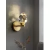 Стеклянный настенный светильник бра Diamante Gold mini прозрачный Sofitroom Стеклянный настенный светильник бра Diamante Gold mini прозрачный Sofitroom