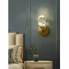 Стеклянный настенный светильник бра Diamante Gold mini прозрачный Sofitroom Стеклянный настенный светильник бра Diamante Gold mini прозрачный Sofitroom