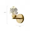 Стеклянный настенный светильник бра Diamante Gold mini прозрачный Sofitroom Стеклянный настенный светильник бра Diamante Gold mini прозрачный Sofitroom