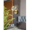 Стеклянный настенный светильник бра Diamante Gold mini прозрачный Sofitroom Стеклянный настенный светильник бра Diamante Gold mini прозрачный Sofitroom