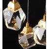 Стеклянный подвесной светильник Gold 5 прозрачный Sofitroom