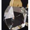 Стеклянный подвесной светильник Gold 5 прозрачный Sofitroom