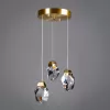 Стеклянный подвесной светильник Gold 3 прозрачный Sofitroom Стеклянный подвесной светильник Gold 3 прозрачный Sofitroom