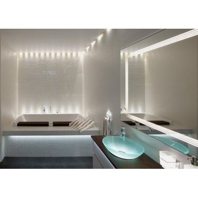 Особенности световой подсветки ванных комнат