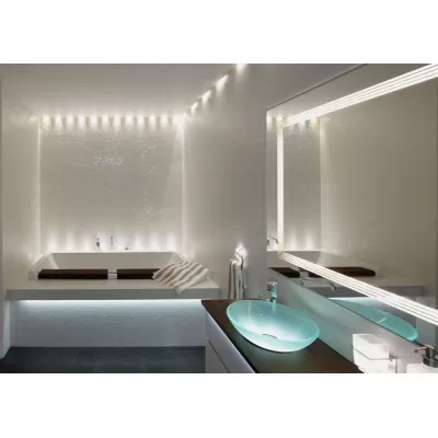 Особенности световой подсветки ванных комнат