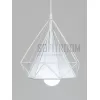 Подвесной светильник Piramid White конус Sofitroom