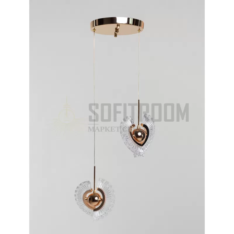 Подвесной светильник Planet 2 прозрачный Sofitroom Подвесной светильник Planet 2 прозрачный Sofitroom