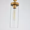 Стеклянный подвесной светильник Radiales 3099-1P цилиндр прозрачный Favourite