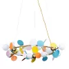 Стеклянная подвесная люстра Matisse 10008/1050 mult форма шар белая Loft It