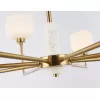 Стеклянная потолочная люстра HIGH LIGHT LH53017 белая Ambrella