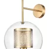 Стеклянное бра Coro VL5524W41 форма шар прозрачное Vele Luce