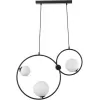 Стеклянный подвесной светильник Ornato 8035/3 форма шар белый Lumion Стеклянный подвесной светильник Ornato 8035/3 форма шар белый Lumion