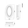 Потолочная люстра Hommi 67096-18G прозрачная Globo