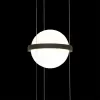 Стеклянный подвесной светильник Jardin 10121/B форма шар белый Loft It