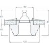 Точечный светильник Decoro DL211G/1