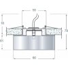 Хрустальный точечный светильник Downlight DL022A прозрачный