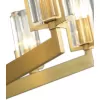 Стеклянная подвесная люстра Brass V11074-6P прозрачная цилиндр