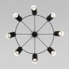 Подвесной светильник Splay 70147/8 черный цилиндр черный Eurosvet