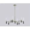 Стеклянная потолочная люстра Ceramo Modern LH53355 цилиндр белая Ambrella