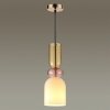 Стеклянный подвесной светильник Gillian 4589/1 цилиндр белый Lumion