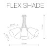 Потолочная люстра Flex Shad 9278 конус черная Nowodvorski