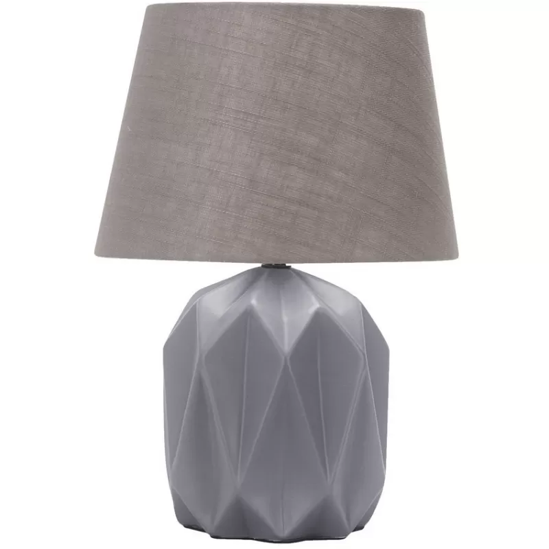 Интерьерная настольная лампа Sedini OML-82704-01 конус коричневый Omnilux Интерьерная настольная лампа Sedini OML-82704-01 конус коричневый Omnilux