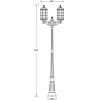 Стеклянный наземный фонарь BARSELONA 81209A Bl цилиндр прозрачный Oasis Light