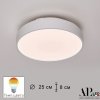 Потолочный светильник Toscana 3315.XM302-1-267/12W/3K White белый круглый APL LED