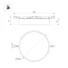 Трековый светильник MICROCOSM RONDO 051825 цилиндр белый Arlight