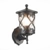 Стеклянный настенный фонарь уличный Lorne SL085.401.01 цилиндр прозрачный ST Luce