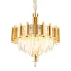 Хрустальная подвесная люстра Gaeta OML-69703-08 прозрачная Omnilux