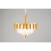 Хрустальная подвесная люстра Gaeta OML-69703-08 прозрачная Omnilux