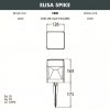 Грунтовый светильник Elisa DS2.561.000.WXD1L куб прозрачный Fumagalli
