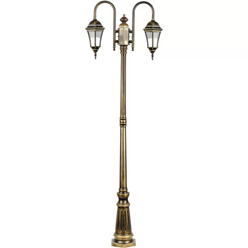 Стеклянный наземный фонарь ASTORIA 1 S 91309SA/10 down Gb прозрачный Oasis Light