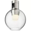 Стеклянный трековый светильник Bubble TR148-1-3W3K-PT форма шар прозрачный Maytoni Стеклянный трековый светильник Bubble TR148-1-3W3K-PT форма шар прозрачный Maytoni