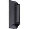 Стеклянный настенный светильник уличный Dwell NC-003063-SB прозрачный