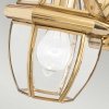 Стеклянный настенный светильник уличный Newbury QZ-NEWBURY2-S-PB прозрачный Quoizel
