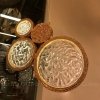 Стеклянный подвесной светильник Manoa 11243 круглый прозрачный