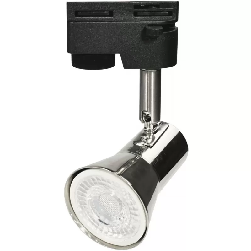 Трековый светильник UBL-Q322 UBL-Q323 GU10 NICKEL конус Volpe Трековый светильник UBL-Q322 UBL-Q323 GU10 NICKEL конус Volpe