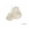 Стеклянный подвесной светильник Flora WD8007-3 CR конус прозрачный iLedex