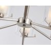 Стеклянная потолочная люстра High Light LH57002 цилиндр белая Ambrella