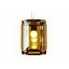 Хрустальный подвесной светильник Traditional TR5109 куб цвет янтарь Ambrella