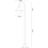 Наземный фонарь Malaga A1086PA-1BG прозрачный Artelamp