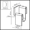 Стеклянный настенный светильник Flow 5105/11WL цвет янтарь Odeon Light