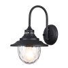 Стеклянный настенный фонарь уличный Kalpi 4836/1W прозрачный Odeon Light