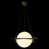 Стеклянный подвесной светильник Swing 10424/250 форма шар белый Loft It