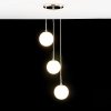 Стеклянный подвесной светильник Томми CL102034 форма шар белый Citilux