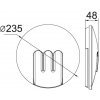 Архитектурная подсветка SIDNEY LED W1871 Gr Oasis Light