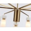 Стеклянная потолочная люстра HIGH LIGHT LH56128 белая Ambrella